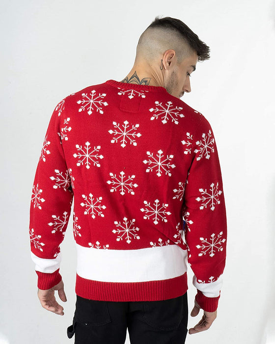 NOROZE Mężczyźni kobiety unisex premium Novum dzianinowy Boże Narodzenie Jumper Elf sweter