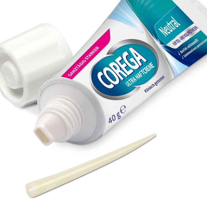 Corega ‎60000000118679 Krem Przylegający do Zębów, 40 g, Biały