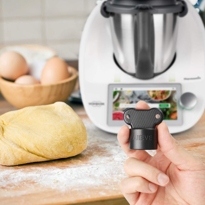 AIEVE Otwieracz do ciasta w kształcie kwiatka do obracania noży, część zamienna, kompatybilna z Thermomix TM5 TM6 akcesoria do łatwego wyjmowania ciasta z garnka do miksowania