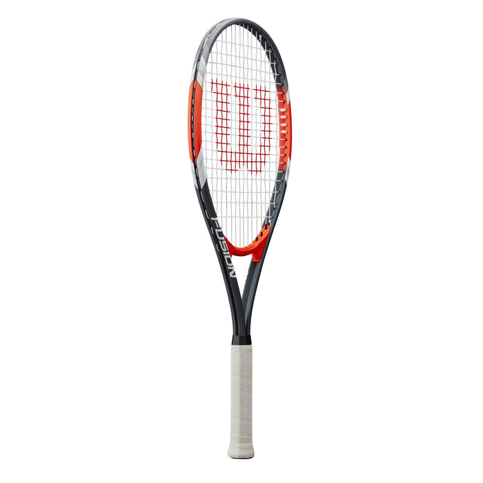 Wilson Rakieta tenisowa Fusion XL, dla początkujących i graczy rekreacyjnych, czarna/czerwona