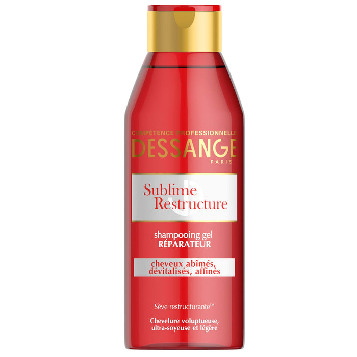 Dessange Sublime Restructure szampon żelowy, regenerujący 250 ml – 2 sztuki