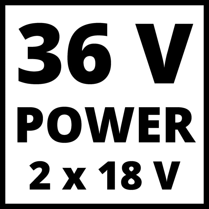 Einhell Podkaszarka akumulatorowa GE-CT 36/30 Li E-Solo Power X-Change (Li-ion, 2x18 V, 9000 obr./min, elektr. regulacja prędkości, wał dzielony, uchwyt Softgrip, bez akumulatora i ładowarki)