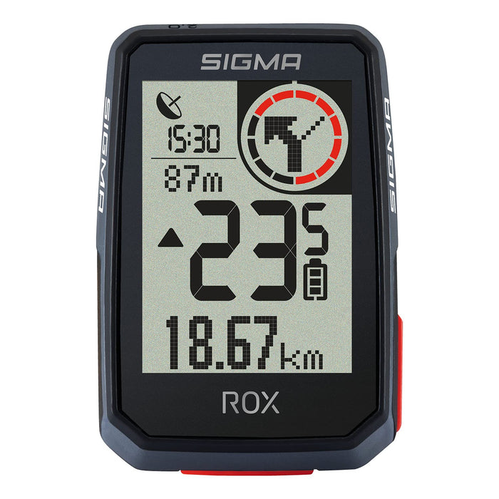 Sigma Sport ROX 2.0 komputer rowerowy GPS (czarny) zestaw do montażu górnego
