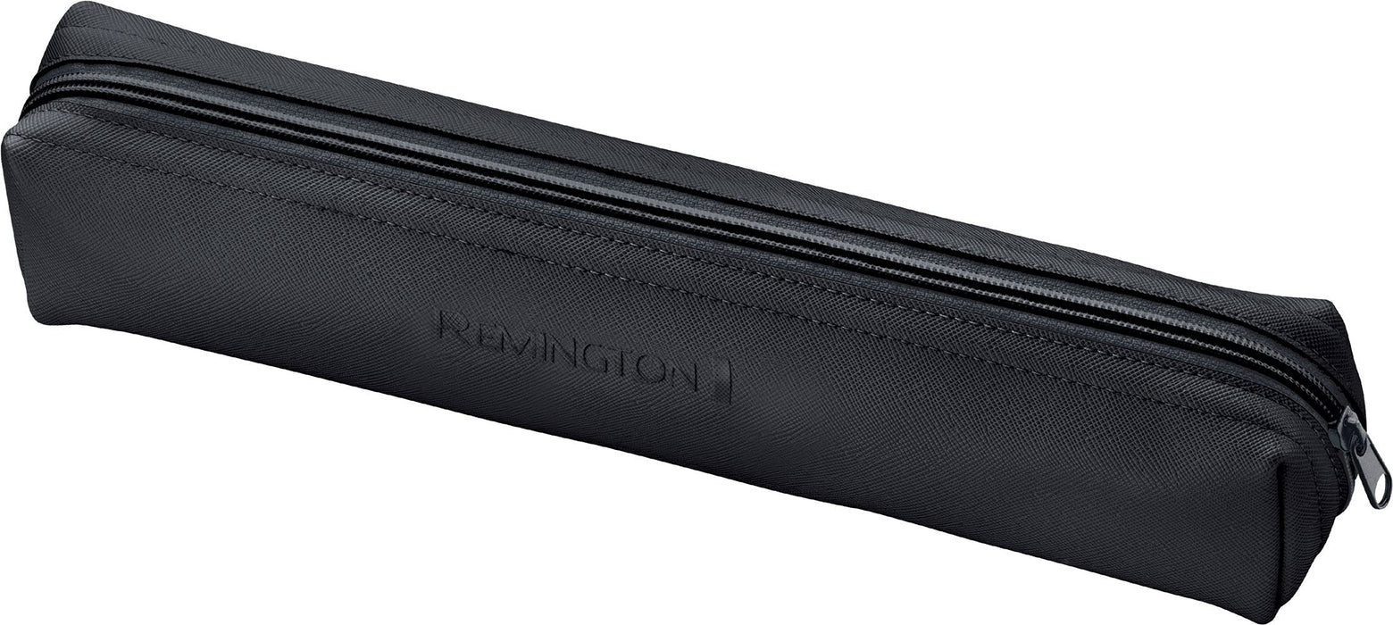 Remington prostownica do włosów, powłoka ceramiczna z proteinami jedwabiu, zakres temp. 150-235°C, funkcja Turbo, szybkie nagrzewanie, obrotowy przewód, eleganckie etui, czerwono-czarna, Silk S9600