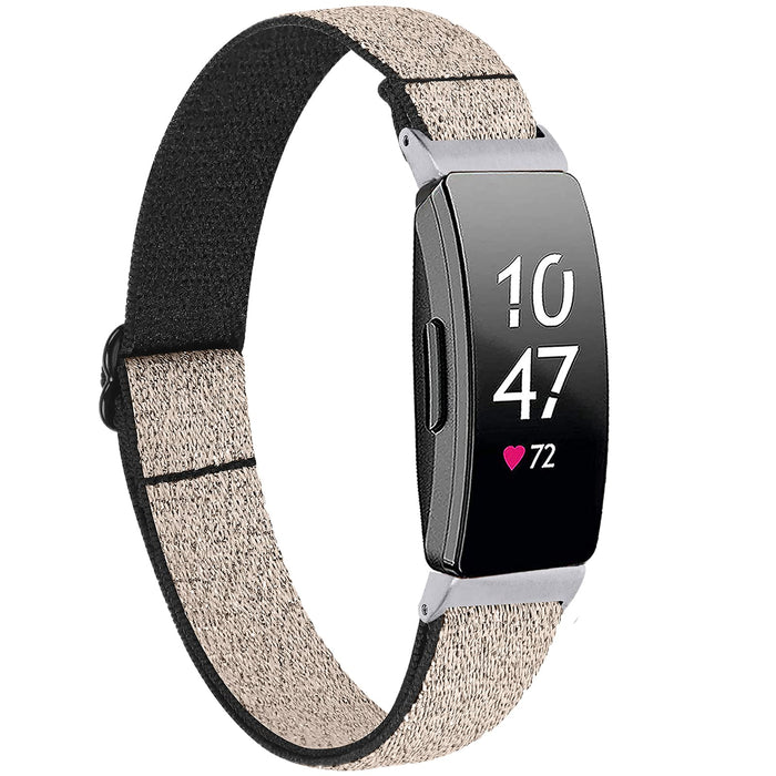 Miimall Elastyczny pasek, kompatybilny z zegarkiem Fitbit Inspire, Inspire 2, Inspire HR, miękki nylonowy pasek do zegarka, zamiennik paska do zegarka Fitbit Inspire, Inspire 2, Inspire HR