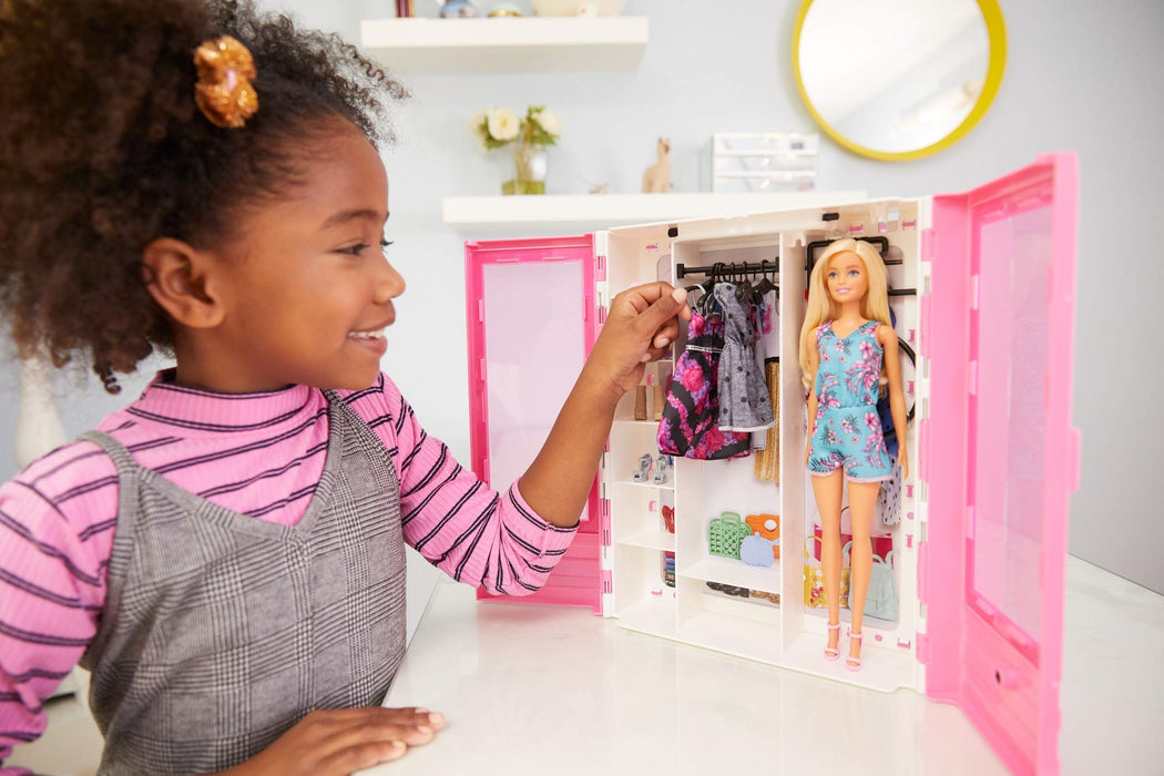 Barbie, Fashionistas Szafa Na Ubranka + Lalka, Ubranka I Akcesoria GBK12