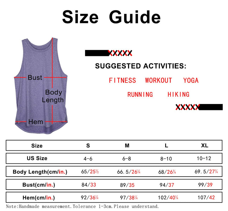 icyzone Damskie tank topy treningowe Racerback - sportowe topy do jogi, do biegania, ćwiczeń, na siłownię (3 sztuki)