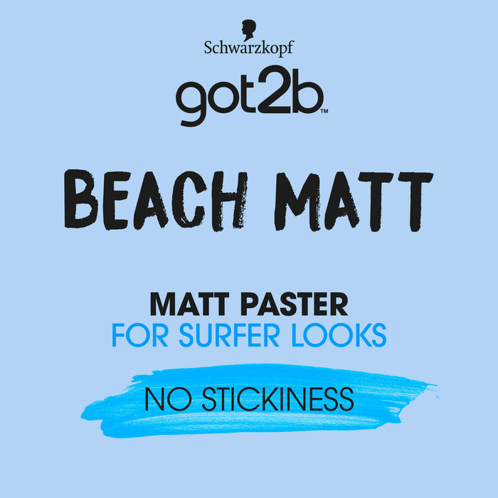 Schwarzkopf Got2B Beach Boy pasta do włosów matująca- Surfer Look 100ml