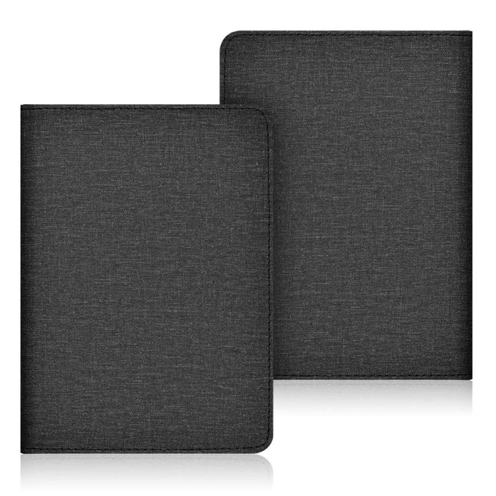 Czarne etui na Kindle Paperwhite do 6,8 cala (11. generacji 2021 i edycja Signature Edition), stojak na ręce inteligentny ochronny trwały wysokiej jakości pokrowiec ze skóry PU z automatycznym budzeniem snu, paskiem na rękę, przegródką na karty, jeden kol