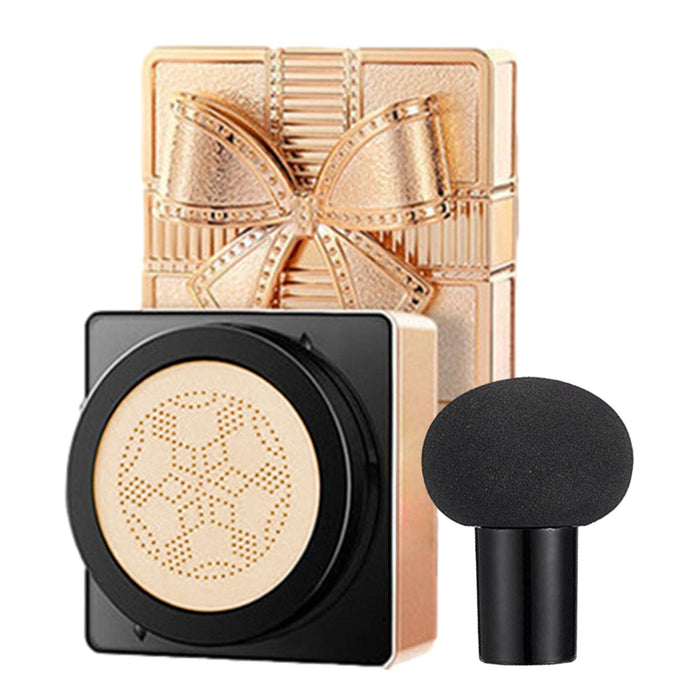 MISOYE Głowa grzybkowa poduszka powietrzna CC, kształt pudełka prezentowego rozjaśnia kolor skóry CC krem BB kremowy, lekki i oddychający pełne pokrycie wodoodporna grzyb głowa poduszka powietrzna BB kremowa wygodna