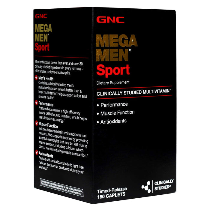 GNC Mega Men sportowy suplement, liczba 180 sztuk