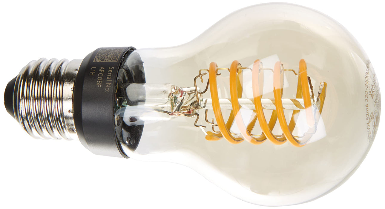 Philips Hue Filament White Ambiance Inteligentna żarówka LED E27 7W A60, retro żarówka Edisona, ciepłe białe światło, możliwość przyciemniania