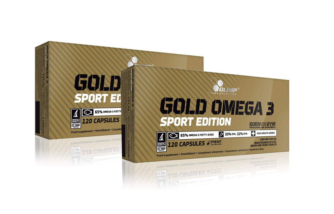 Olimp Gold Omega 3 Sport Edition - 2 x 120 kapsułek