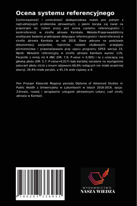 Ocena systemu referencyjnego: Rodz¿ce w strefie zdrowia Kambala