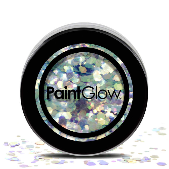 PaintGlow, Masywny brokat kosmetyczny do włosów, twarzy i ciała, mistyczna syrenka, 3 g