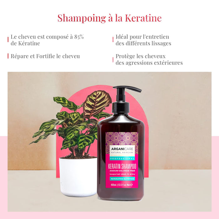 Arganicare Keratin Shampoo 400 ml