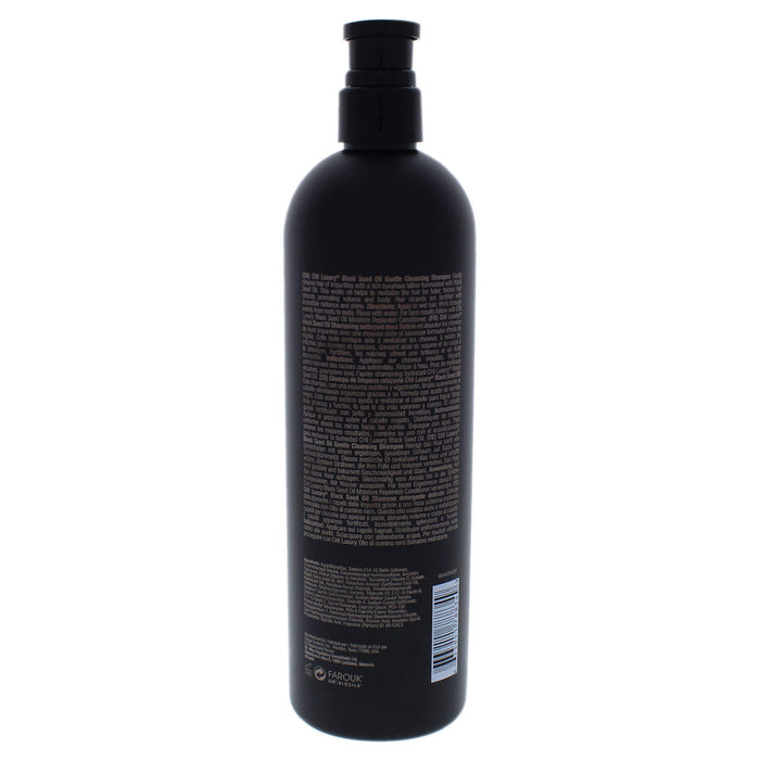 CHI Luksusowy szampon z nasionami do delikatnego czyszczenia dla kobiet i mężczyzn, czarny, 0,95 g