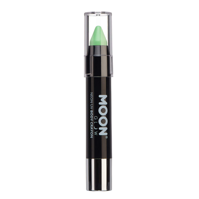 (Pastel Green) - Moon Glow - Neon UV Paint Stick Body Crayon for the Face & Body - Pastel Green