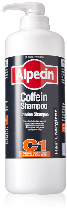 Alpecin Szampon kofeinowy C1 dla odczuwalnej większej ilości włosów, 1250 ml