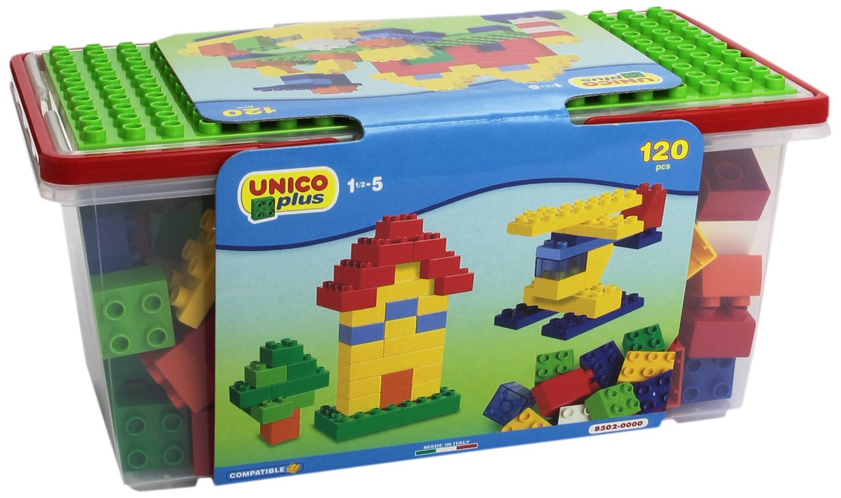 Unico 8502-0000 Zestaw Klocków, Wielokolorowy, 120 Części