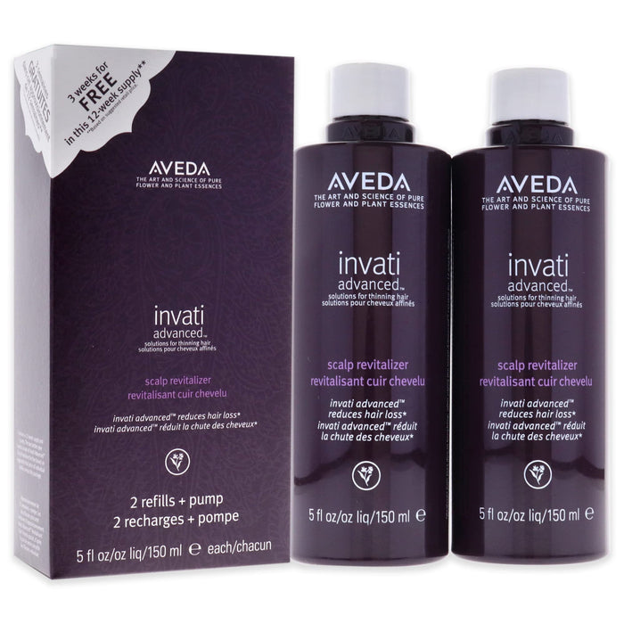 AVEDA Invati Advanced, Scalp Revitalizer Duo Pack 2 Refills, 1 opakowanie (1 x 300 ml)