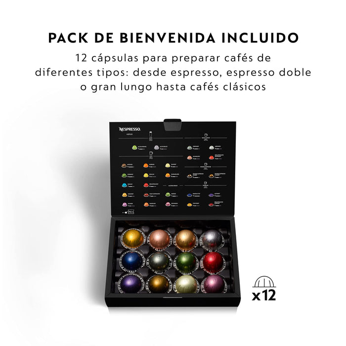 Nespresso XN9031 Vertuo Plus Ekspres do Kawy, 1260 W, 1 L, Biały/Czarny