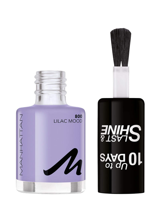 Manhattan Last und Shine lakier do paznokci, nr 800 Lilac Mood, 1 opakowanie (1 X 10 ml)