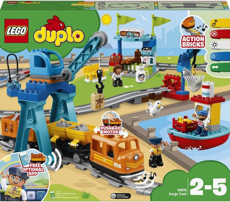 LEGO DUPLO 10875 Pociąg towarowy — zabawka dla dzieci