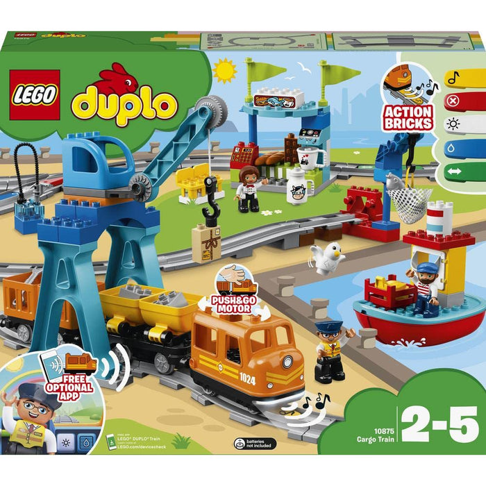 LEGO DUPLO 10875 Pociąg towarowy — zabawka dla dzieci