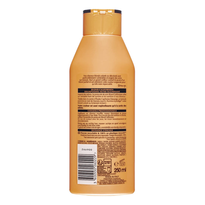 Dessange – Blond California szampon do włosów blond lub farbowanych – 250 ml – 1 sztuka