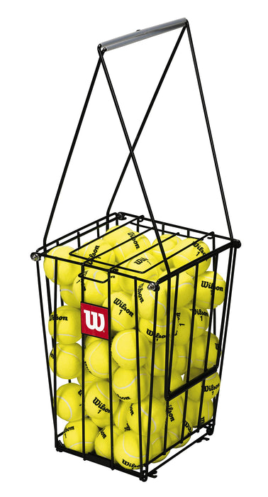 Wilson Unisex kosz na podnoszenie piłek tenisowych dla dorosłych, kolekcja piłek tenisowych, pojemność 75 piłek tenisowych, NS