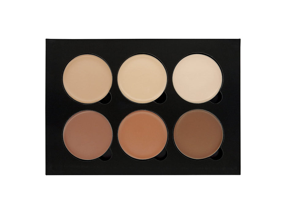 W7 | Lift & Sculpt Cream Contour Palette | 6 Professional And Long-Lasting Cream Formulas | Multiple Shades For Color Matching And Defining | Contour, Bronzer And Highlight Shades
