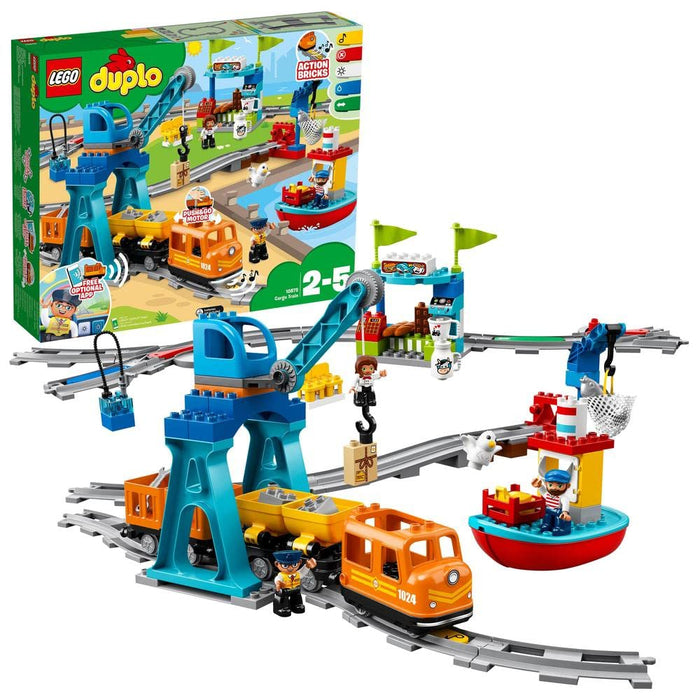 LEGO DUPLO 10875 Pociąg towarowy — zabawka dla dzieci