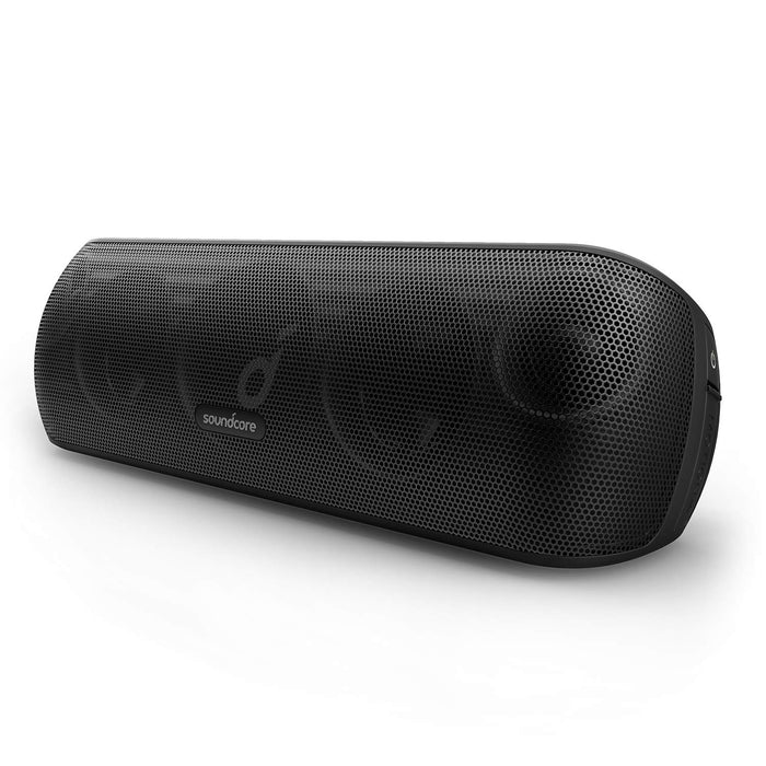Soundcore Motion+ bezprzewodowy głośnik Bluetooth wysokiej jakości 30 W, rozszerzony bas i wysokie tony, z aplikacją, możliwość dostosowania EQ, 12-godzinny czas odtwarzania, wodoodporność IPX7, złącze USB-C