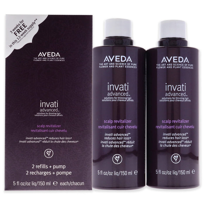 AVEDA Invati Advanced, Scalp Revitalizer Duo Pack 2 Refills, 1 opakowanie (1 x 300 ml)