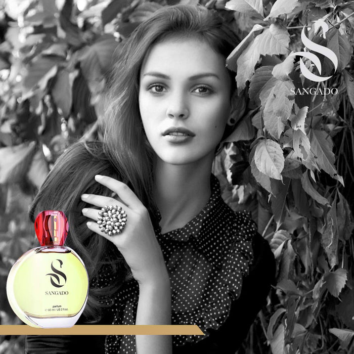 SANGADO Tobacco and Vanilla Perfume for Women, 8-10 hours long-Lasting, Luxury smelling, Oriental Spicy, Fine French Essences, Extra-Concentrated (Parfum), Refined, Ideal Gift for Women, 60 ml