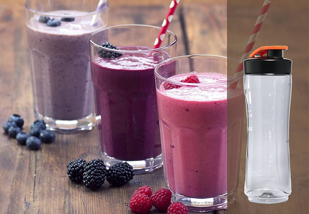 Electrolux blender sportowy 300W, Włącznik/wyłącznik, 4 ostrza ze stali nierdzewnej, Dwie 0,6 l butelki z wytrzymałego tworzywa Tritan, Bez BPA,ESB2500, Stal nierdzewna