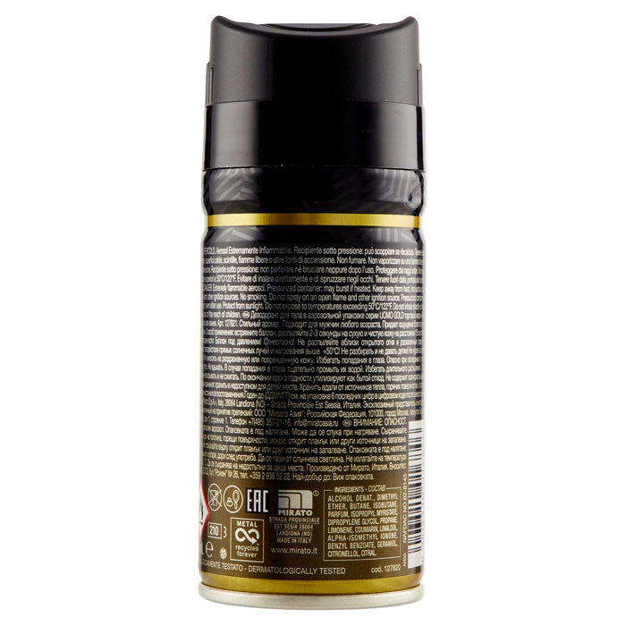 Malizia Woda toaletowa dezodorant Uomo Gold 150 ml