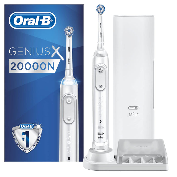 Oral-B Genius X 20000N Elektryczna Szczoteczka do Zębów , Biały