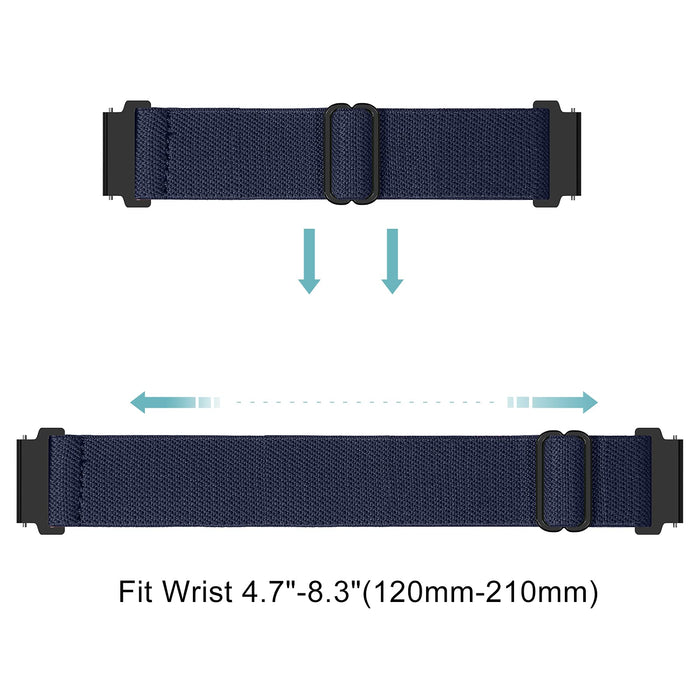 Songsier bransoletka kompatybilna z Xiaomi Amazfit GTR 2, Amazfit GTR 2e, elastyczny nylonowy pasek zamienny do zegarka Amazfit GTR 47 mm, Amazfit Stratos 3, Stratos 2, Stratos 2s, Stratos/Amazfit Pace.
