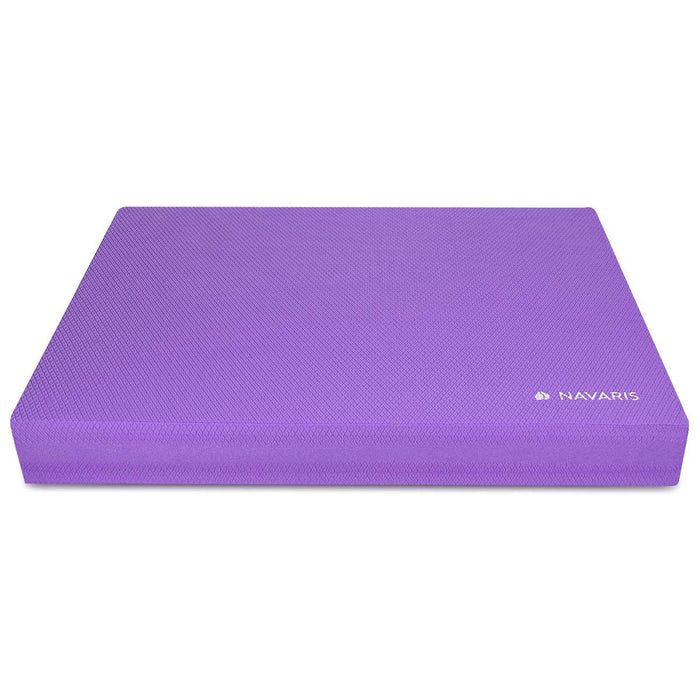 Navaris piankowa podkładka balansowa - mata do ćwiczeń jogi fitness gruba antypoślizgowa duża stabilność poduszka 50 x 39 x 6,5 cm