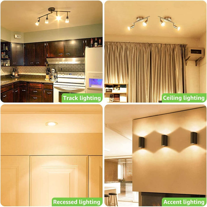 LE Żarówki LED GU10, ciepła biel, żarówki LED 2700 K, 4 W, energooszczędne żarówki GU10, odpowiednik reflektora halogenowego 32 W, 345 lm, kąt świecenia 100°, nieściemnialne, AC 220-240 V, 5 sztuk