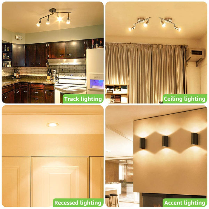 LE Żarówki LED GU10, ciepła biel, żarówki LED 2700 K, 4 W, energooszczędne żarówki GU10, odpowiednik reflektora halogenowego 32 W, 345 lm, kąt świecenia 100°, nieściemnialne, AC 220-240 V, 5 sztuk