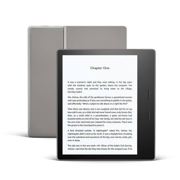 Kindle Oasis | z regulacją barwy podświetlenia, wodoodporny, 8 GB, Wi-Fi | grafitowy