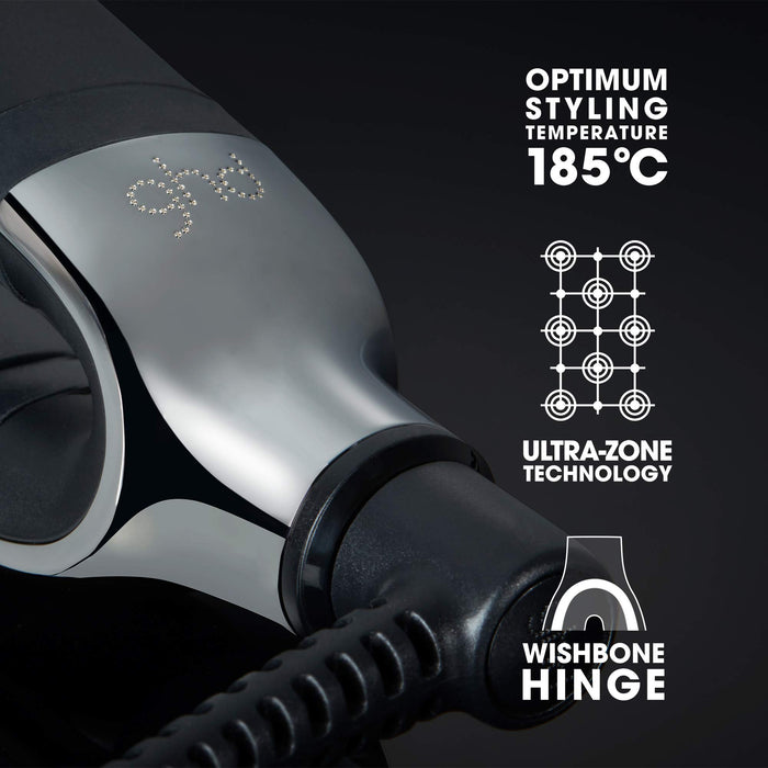 ghd Platinum+ Styler, profesjonalna prostownica z technologią predykcyjną, czarna