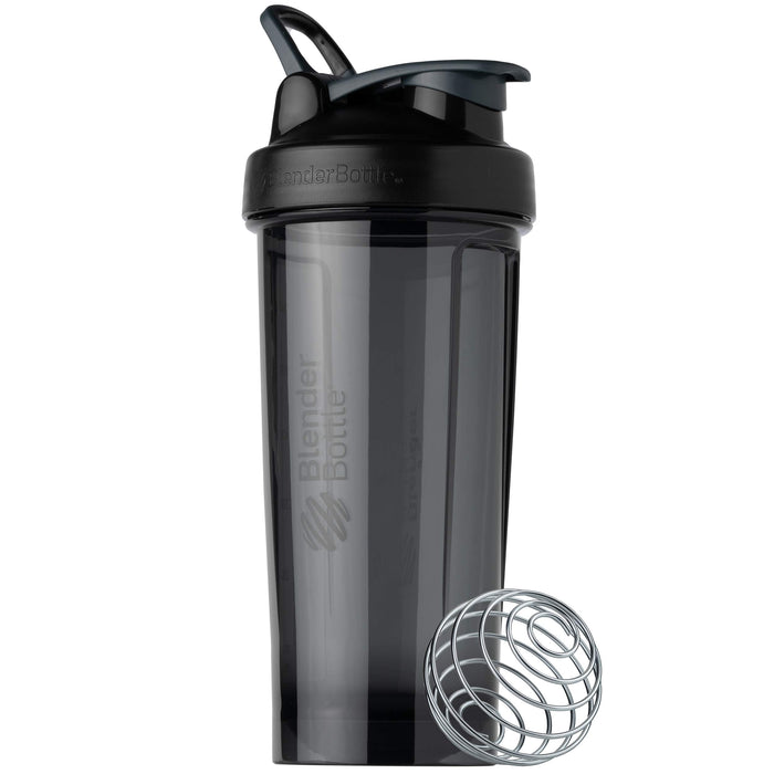 Blender Bottle Pro28 Tritan | shaker proteinowy | shaker dietetyczny | butelka na wodę | z kulką blendera | 820 ml - czarny
