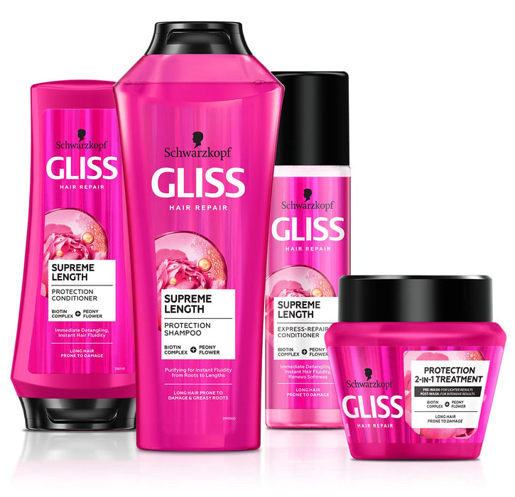 Schwarzkopf Gliss Supreme Length szampon do włosów długich i podatnych na zniszczenia 400ml