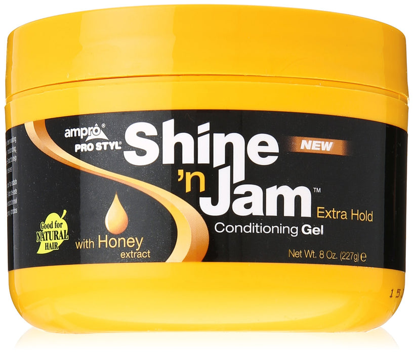 Ampro Shine 'N Jam Conditioning Gel, Extra Hold, 8 unce by AmPro