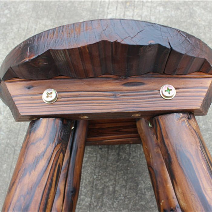 5-częściowy stół do jadalni na zewnątrz ze stołami i krzesłami tarasowymi, Odporny na warunki atmosferyczne zestaw tawernowy Antykorozyjne stoły i krzesła z litego drewna, Wodoodporny stolik kawowy