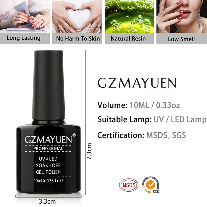 Żel do paznokci UV lakier do paznokci 10 ml, zestaw lakierów do paznokci, żel UV, 6 kolorów, lakier do paznokci Shellac, farba UV do stylizacji paznokci
